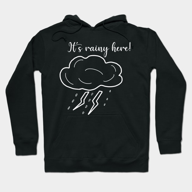 It's rainy here! Hoodie by AnabellaCor94